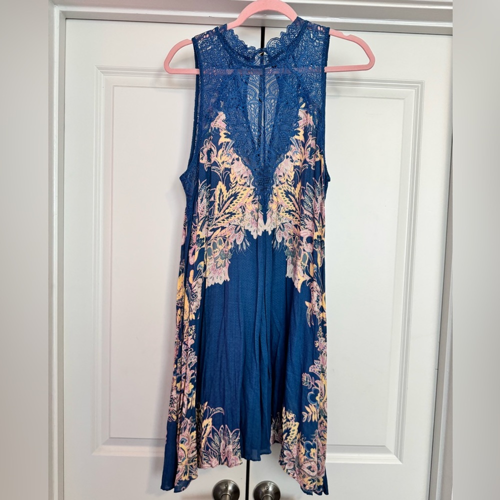 Free People intimately Blue Slip Sleeveless